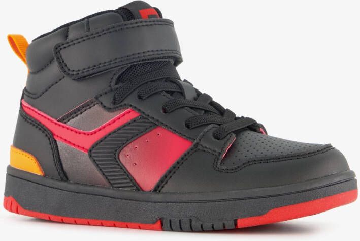 BLUE BOX hoge jongens sneakers zwart rood