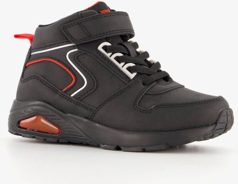 BLUE BOX hoge jongens sneakers zwart Uitneembare zool