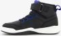 BLUE BOX hoge jongens sneakers zwart blauw Uitneembare zool - Thumbnail 1
