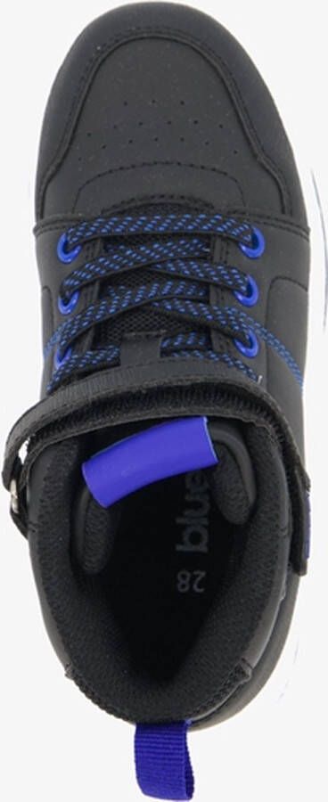 BLUE BOX hoge jongens sneakers zwart blauw Uitneembare zool