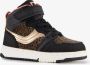 BLUE BOX hoge meisjes sneakers dierenprint zwart Uitneembare zool - Thumbnail 3
