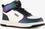 BLUE BOX hoge meisjes sneakers metallic Wit - Thumbnail 1