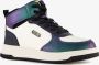 BLUE BOX hoge meisjes sneakers metallic Wit - Thumbnail 1