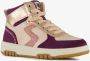 BLUE BOX hoge meisjes sneakers paars goud Uitneembare zool - Thumbnail 1