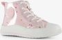 BLUE BOX hoge meisjes sneakers roze met hartjes - Thumbnail 3