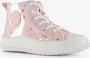 BLUE BOX hoge meisjes sneakers roze met hartjes - Thumbnail 4