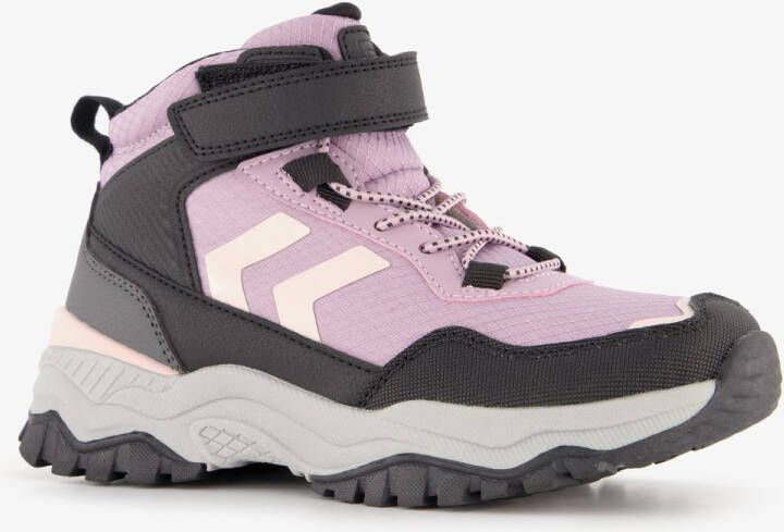 BLUE BOX hoge meisjes wandel sneakers lila zwart Uitneembare zool