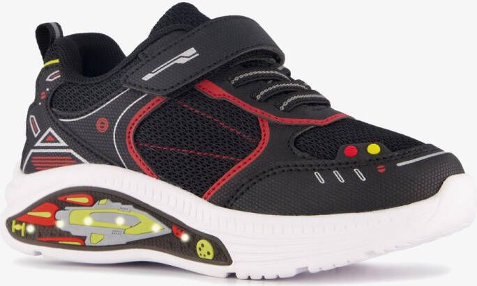BLUE BOX jongens ruimtevaart sneakers met lichtjes zwart rood Uitneembare zool