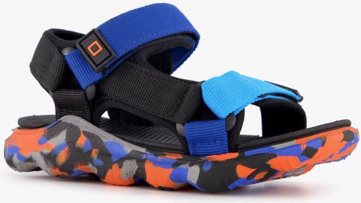 BLUE BOX jongens sandalen blauw oranje