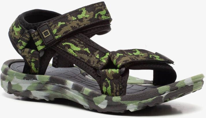 BLUE BOX jongens sandalen met camouflageprint Groen