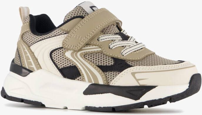 BLUE BOX jongens sneakers beige zwart