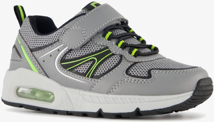 BLUE BOX jongens sneakers met airzool grijs groen