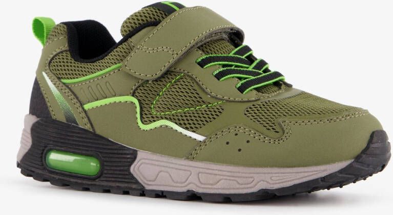 BLUE BOX jongens sneakers met airzool groen zwart
