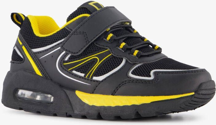 BLUE BOX jongens sneakers met airzool zwart geel