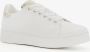 BLUE BOX dames sneakers met metallic detail Wit Uitneembare zool - Thumbnail 2