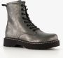 Blue Box lak dames veterboots grijs - Thumbnail 3