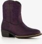 BLUE BOX meisjes cowboy western enkellaarsjes paars - Thumbnail 1