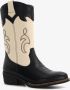 BLUE BOX meisjes cowboy western laarzen zwart wit - Thumbnail 2