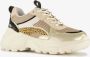 BLUE BOX meisjes dad sneakers beige metallic - Thumbnail 2