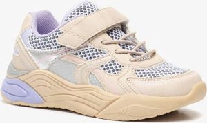 BLUE BOX meisjes dad sneakers beige paars Beige