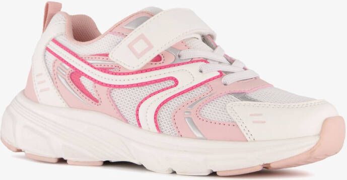 BLUE BOX meisjes dad sneakers wit roze