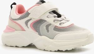 BLUE BOX meisjes dad sneakers wit Uitneembare zool
