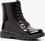 BLUE BOX meisjes lak veterboots Zwart - Thumbnail 4