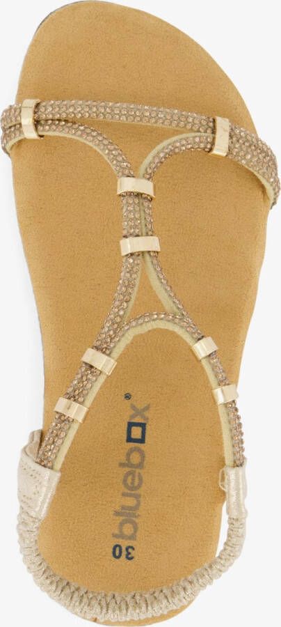 Blue Box meisjes sandalen goudkleurig