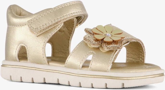 BLUE BOX meisjes sandalen met bloemen goud