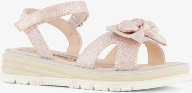 BLUE BOX meisjes sandalen met glitters en strikje Roze