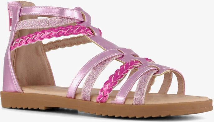 BLUE BOX meisjes sandalen met glitters roze