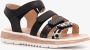 Blue Box meisjes sandalen met luipaardprint zwart - Thumbnail 3