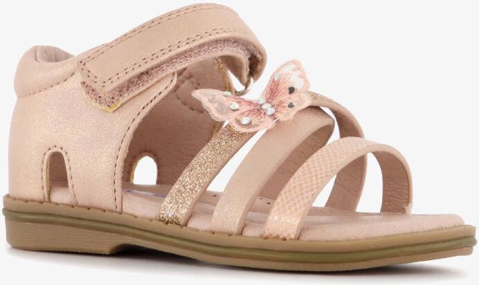 BLUE BOX meisjes sandalen met vlinder roze goud