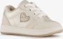BLUE BOX meisjes sneakers met glitter hartje Beige Uitneembare zool - Thumbnail 2
