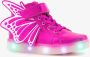 BLUE BOX meisjes sneakers met lichtjes roze Uitneembare zool - Thumbnail 3