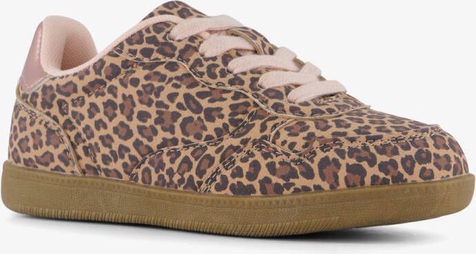 BLUE BOX meisjes sneakers met panterprint Beige