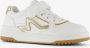 BLUE BOX meisjes sneakers wit met gouden details Uitneembare zool - Thumbnail 1