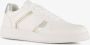 BLUE BOX metallic dames sneakers wit zilver Uitneembare zool - Thumbnail 2