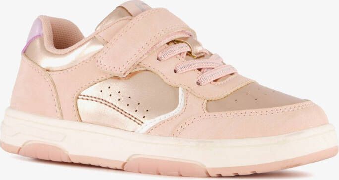 BLUE BOX metallic meisjes sneakers lichtroze