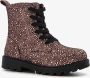 BLUE BOX metallic meisjes veterboots met stipjes Roze - Thumbnail 3