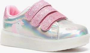 BLUE BOX zilveren meisjes sneakers met lichtjes Zilver Uitneembare zool