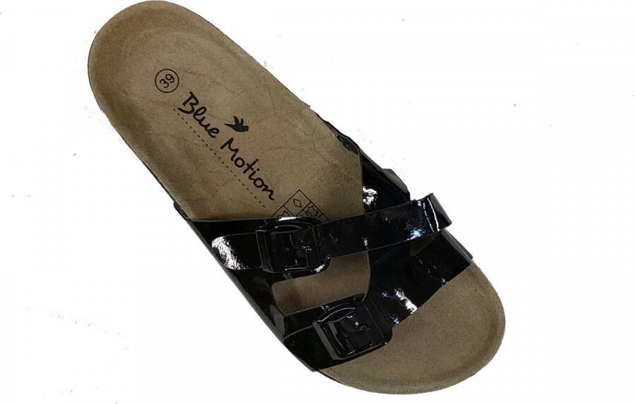 Blue emotion Blue Motion dames slippers model 3 zwart