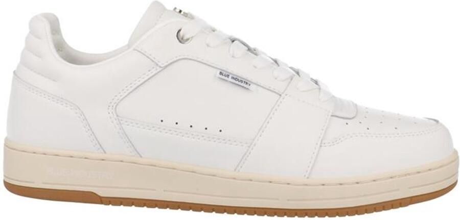 Blue Industry Sunday Cup leren sneakers wit - Foto 4