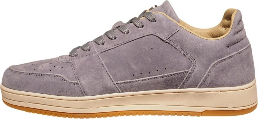 Blue Industry grijze suède heren sneakers Sunday Cup
