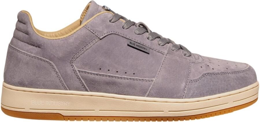 Blue Industry grijze suède heren sneakers Sunday Cup