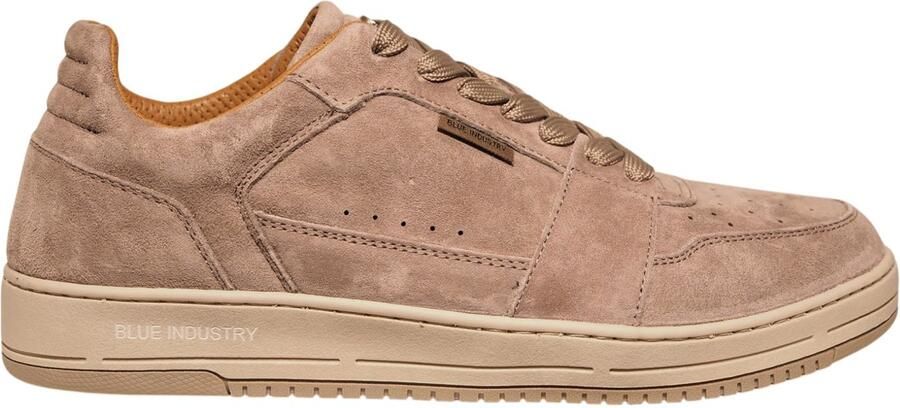 Blue Industry Sunday Cup taupe suède heren sneakers