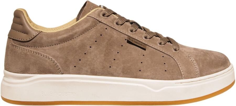 Blue Industry taupe nubuck heren sneakers Ease Court