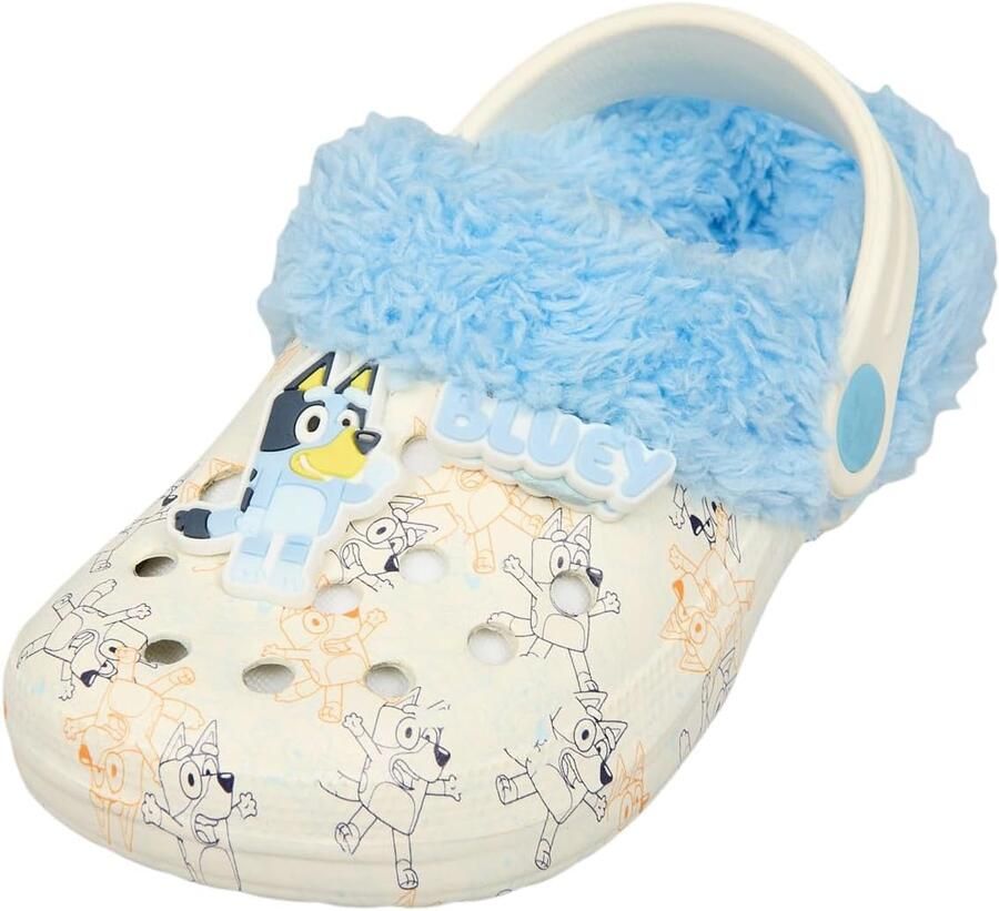 Bluey Kinderklompen met Charms Warme Pantoffels voor Binnen & Buiten