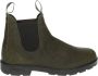 Blundstone Chelsea Laarzen Loop in Stijl met Dark Olive Breast Beatle El Side Boot Input Crust Green Unisex - Thumbnail 2