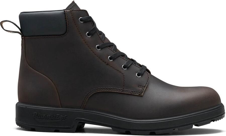 Blundstone Chelsea Boots #2428 Brown Leather (Originals Lace-Up) Brown-10.5UK